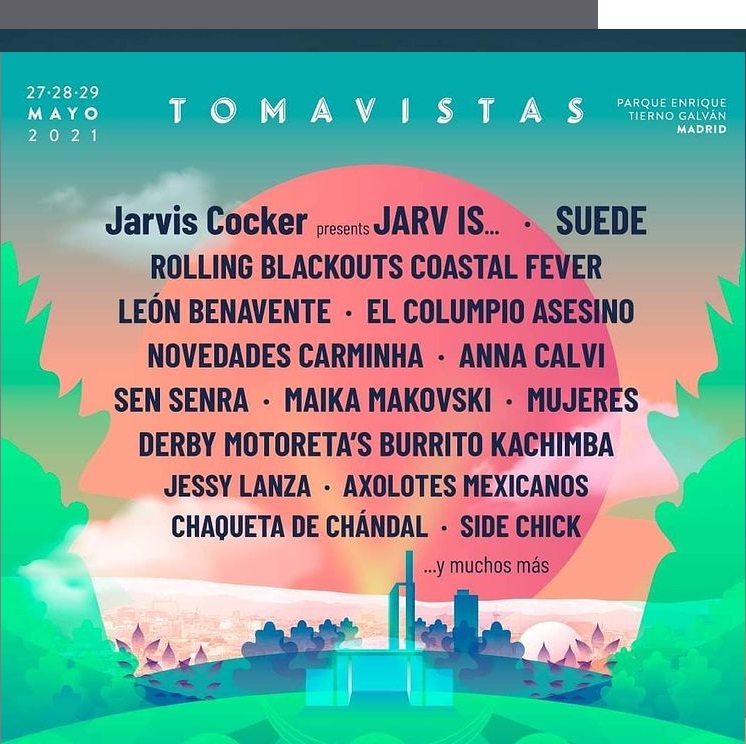 Novedades en el Cartel del Festival Tomavistas de Madrid