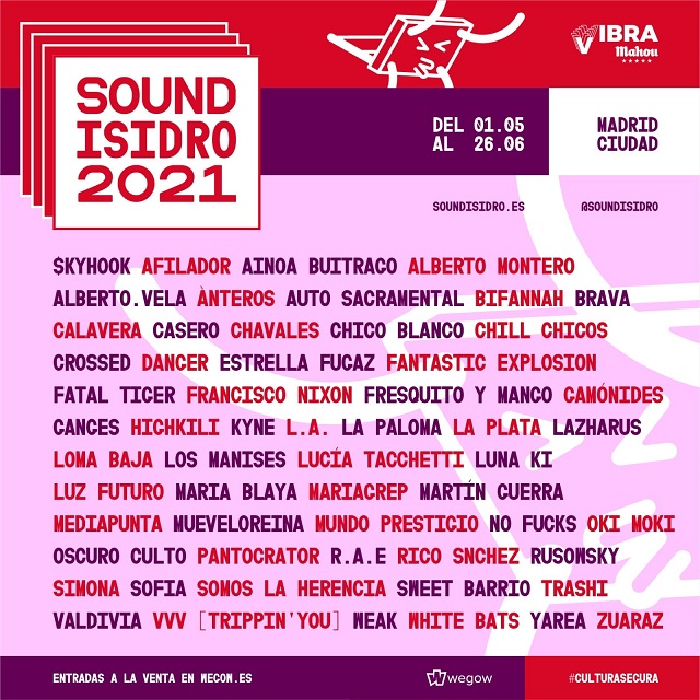 Sound Isidro 2021 completa su cartel