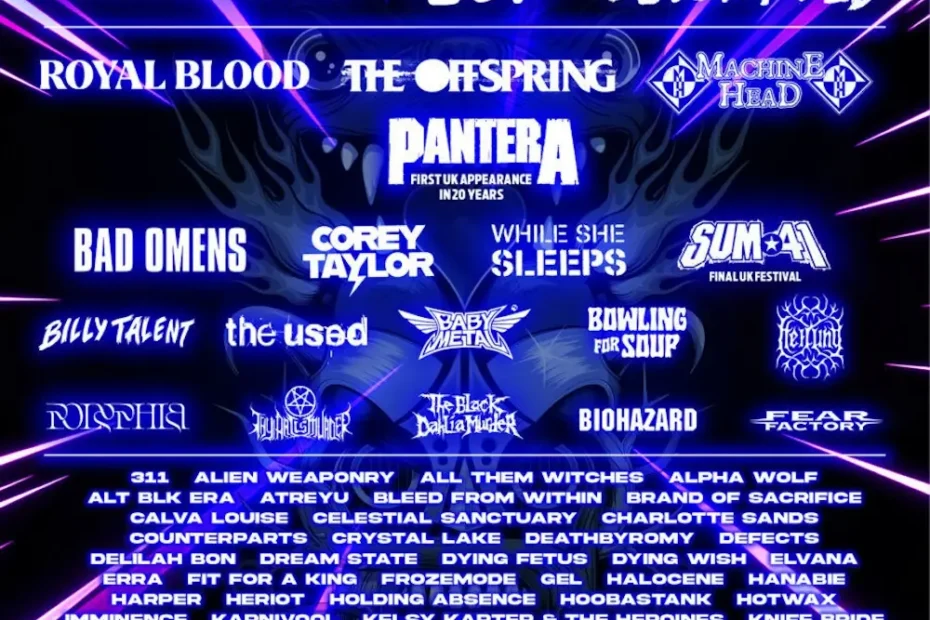 Download Festival 2024: Revelado el Poderoso Cartel con Iconos del Rock y Metal
