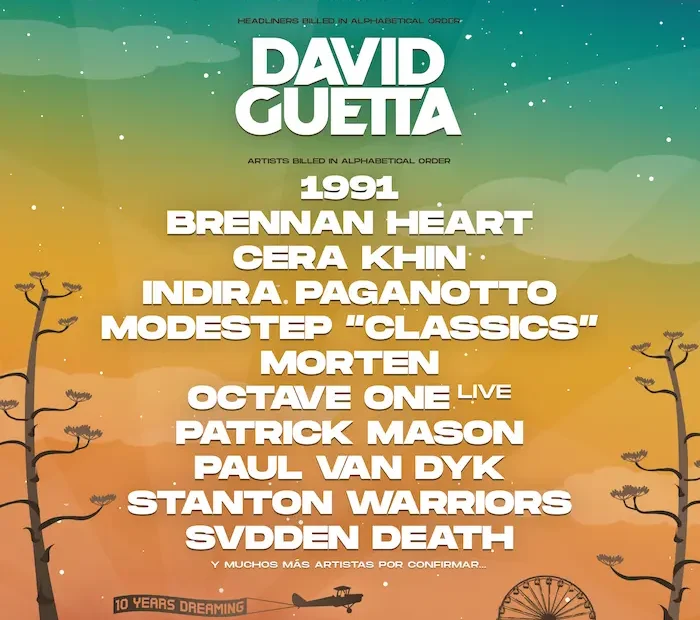 David Guetta encabeza el décimo aniversario de Dream Beach