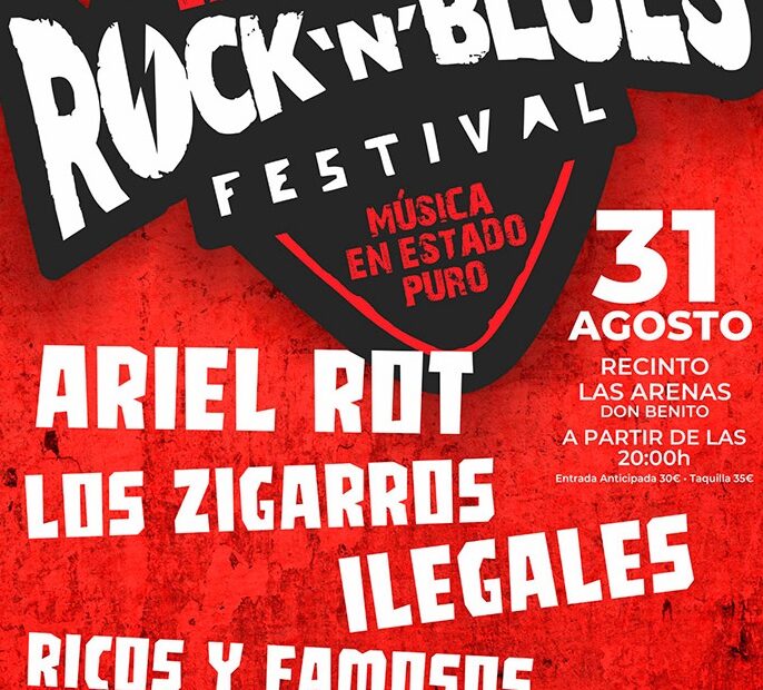 Cartel décimo tercera edición del Rock N´ Blues Festival 2024